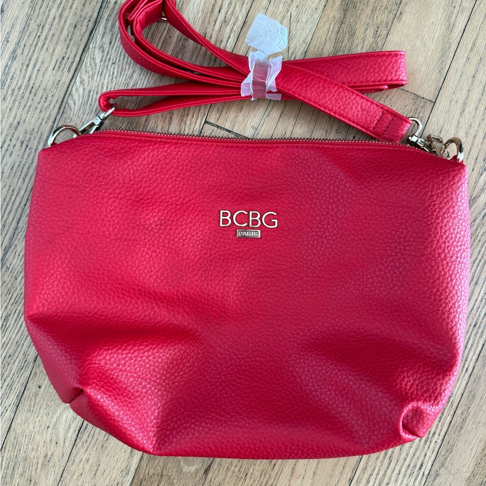 Red BCBG purse